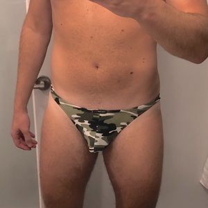 Ergowear bikini brief. Camouflage. Small